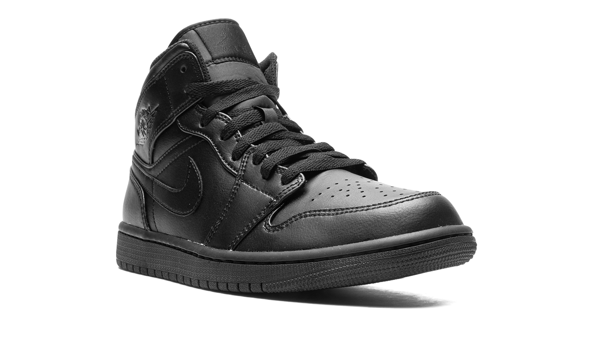 Air Jordan 1 Mid "Triple Black" 554724 093