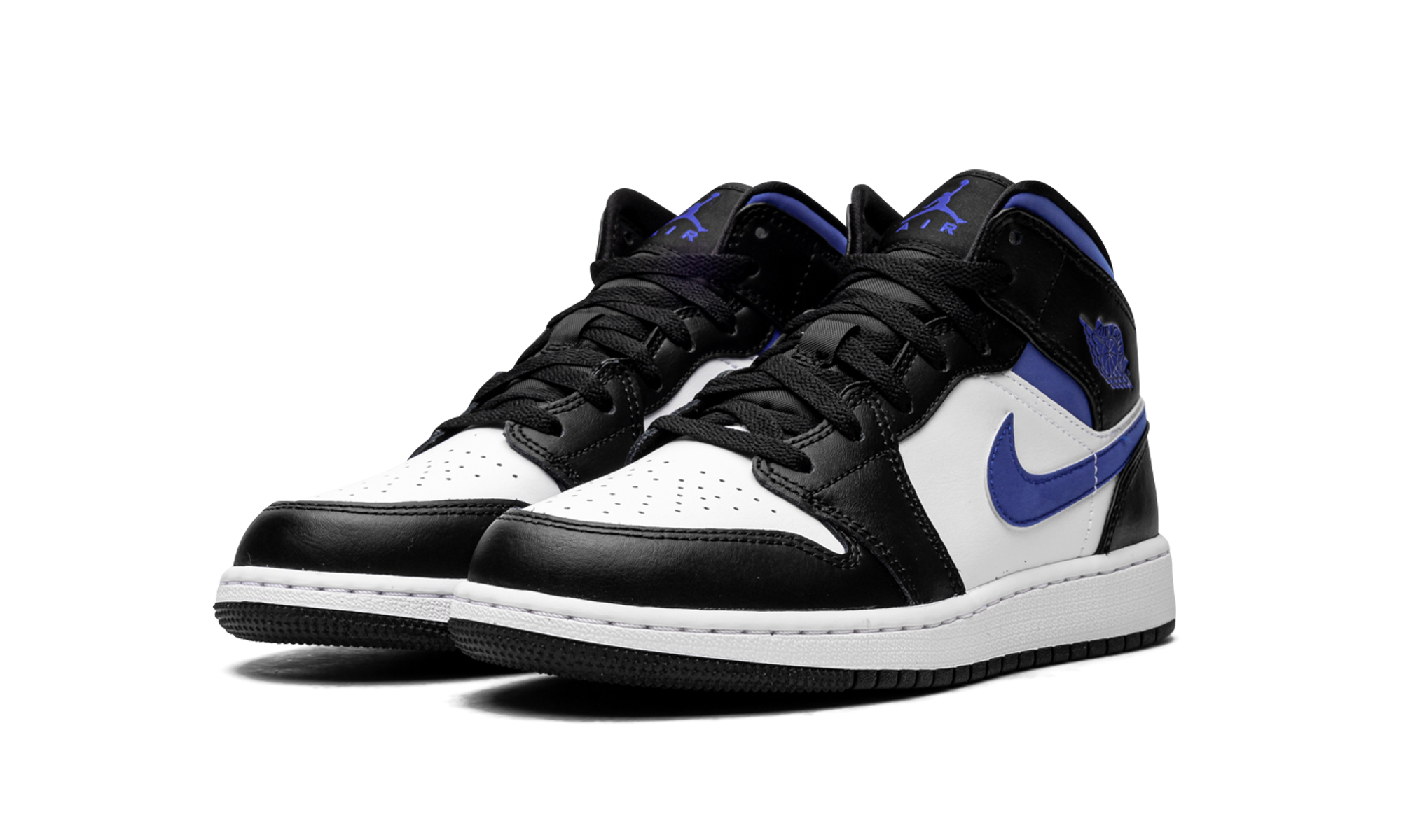Air Jordan 1 Mid GS "Racer Blue / Black / White" 554725 140