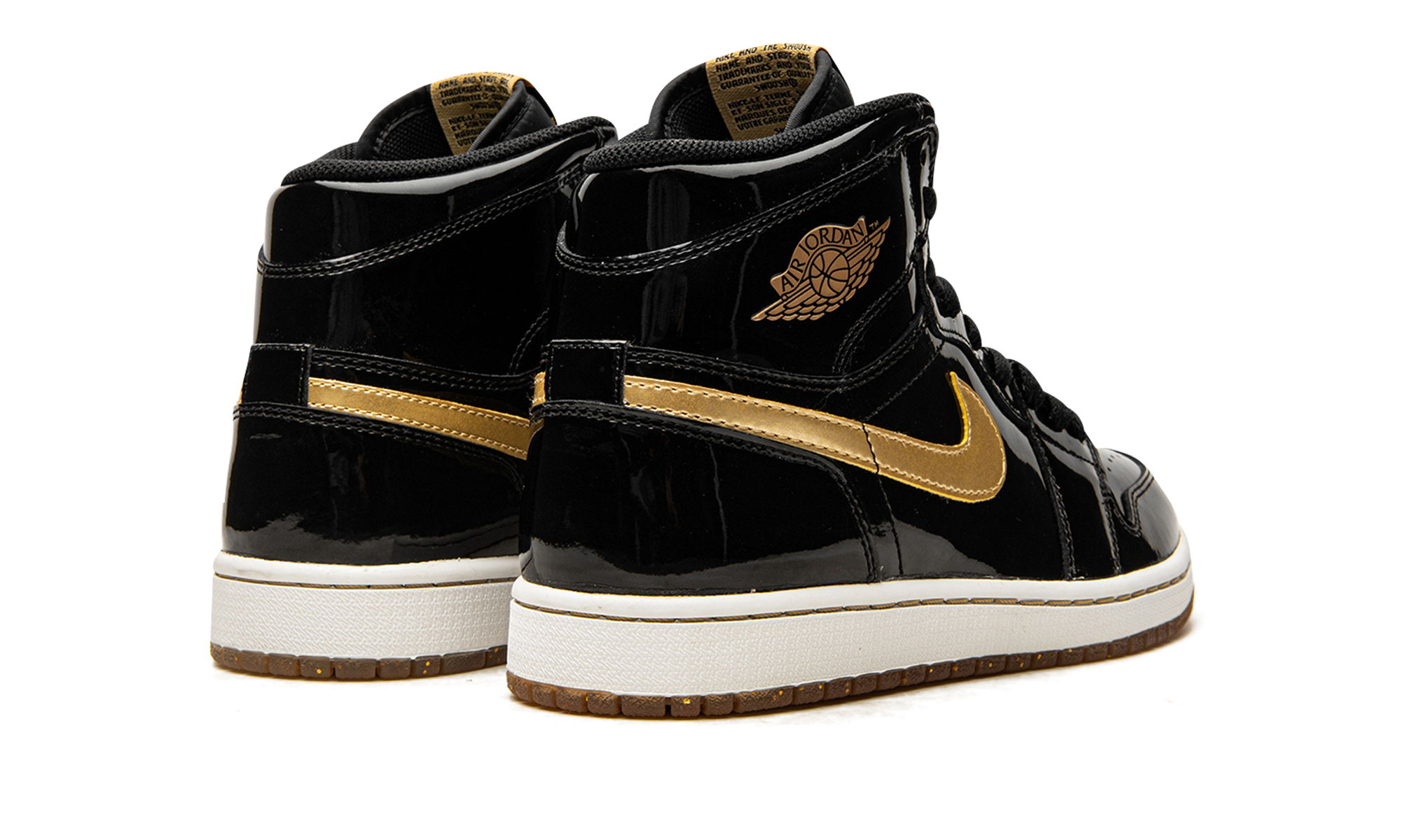 Air Jordan 1 Retro High OG "Black/Metallic Gold" 555088 019