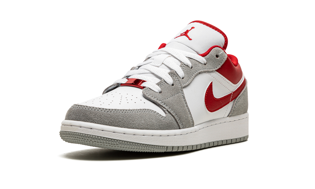 Air Jordan 1 Low SE GS "Smoke Grey Gym Red" DM0589 016