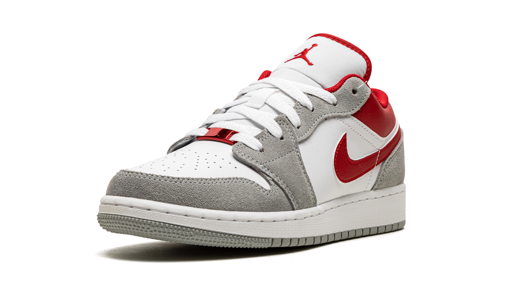 Air Jordan 1 Low SE GS "Smoke Grey Gym Red" DM0589 016