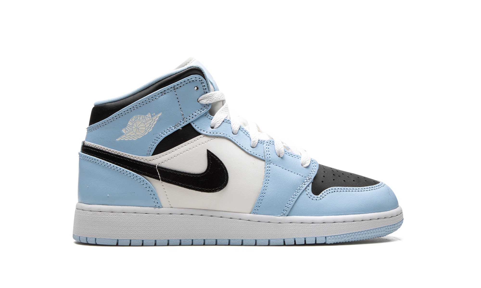 Air Jordan 1 Mid GS "Ice Blue" 555112 401