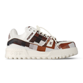 Louis Vuitton - LV Maxi Trainer Damoflage-Printed Calf Leather White / Brown