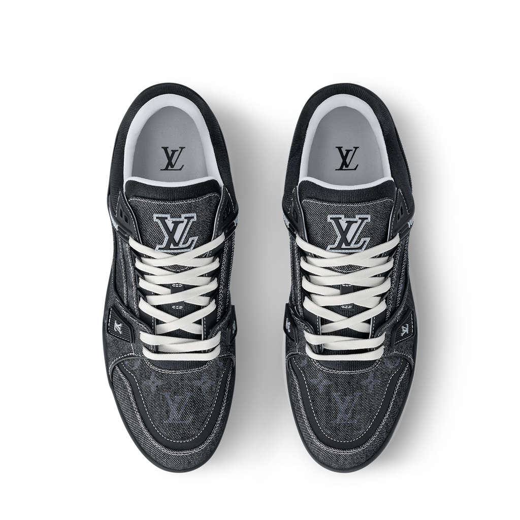 LV Trainer 'Black' Denim