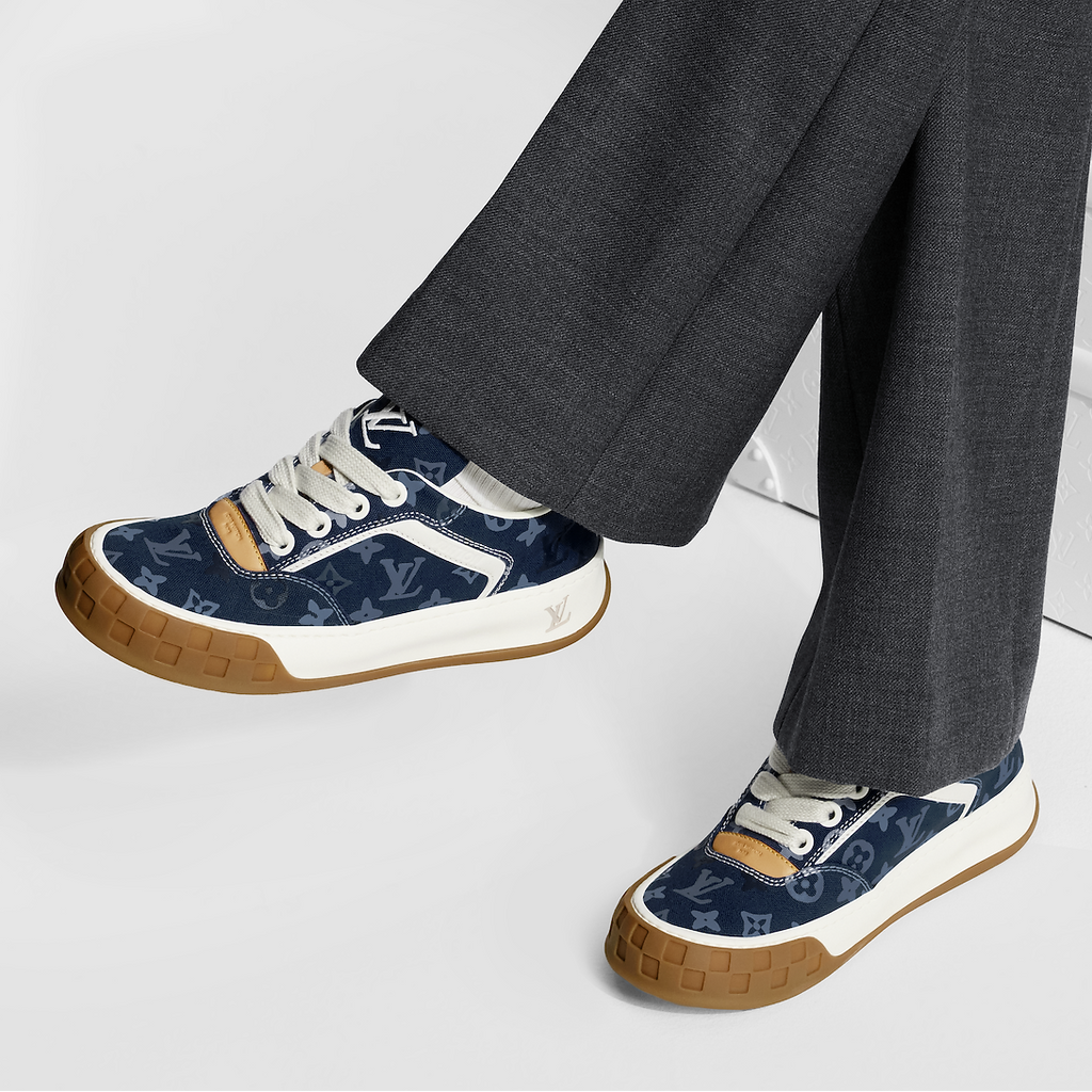 LV Tilted Sneaker Blue