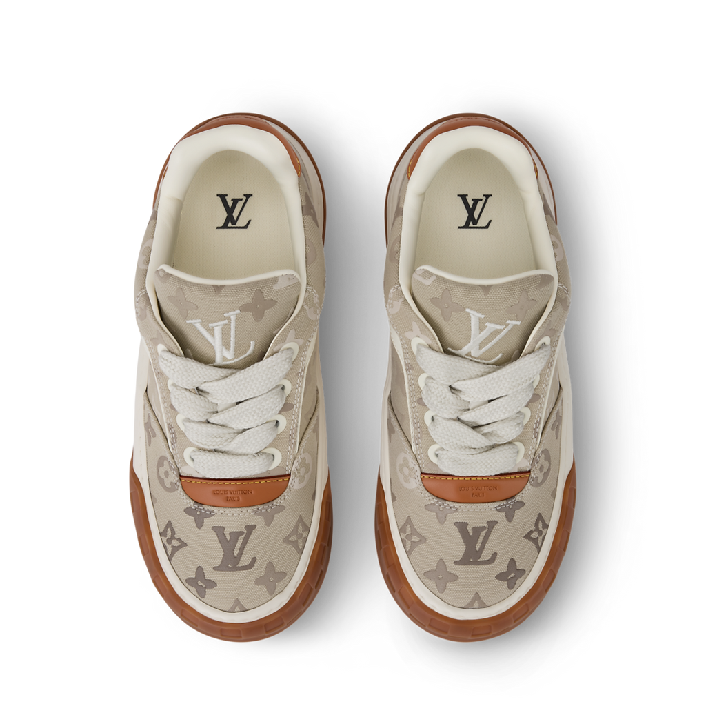 LV Tilted Sneaker Monogram Surplus Beige