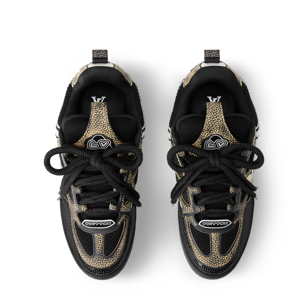 LV Skate Sneaker Black Crystal