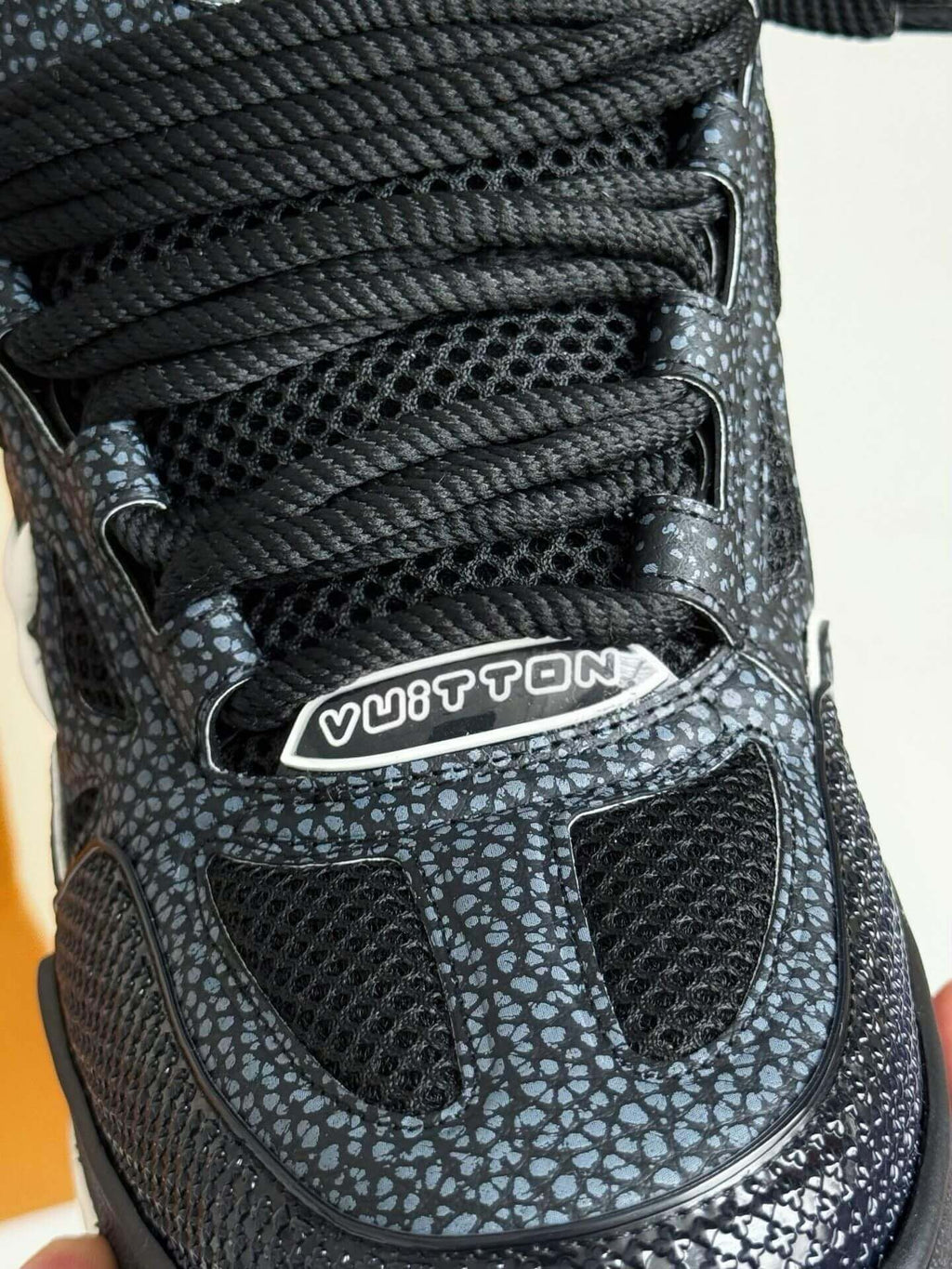 LV Skate Sneaker Black Crystal
