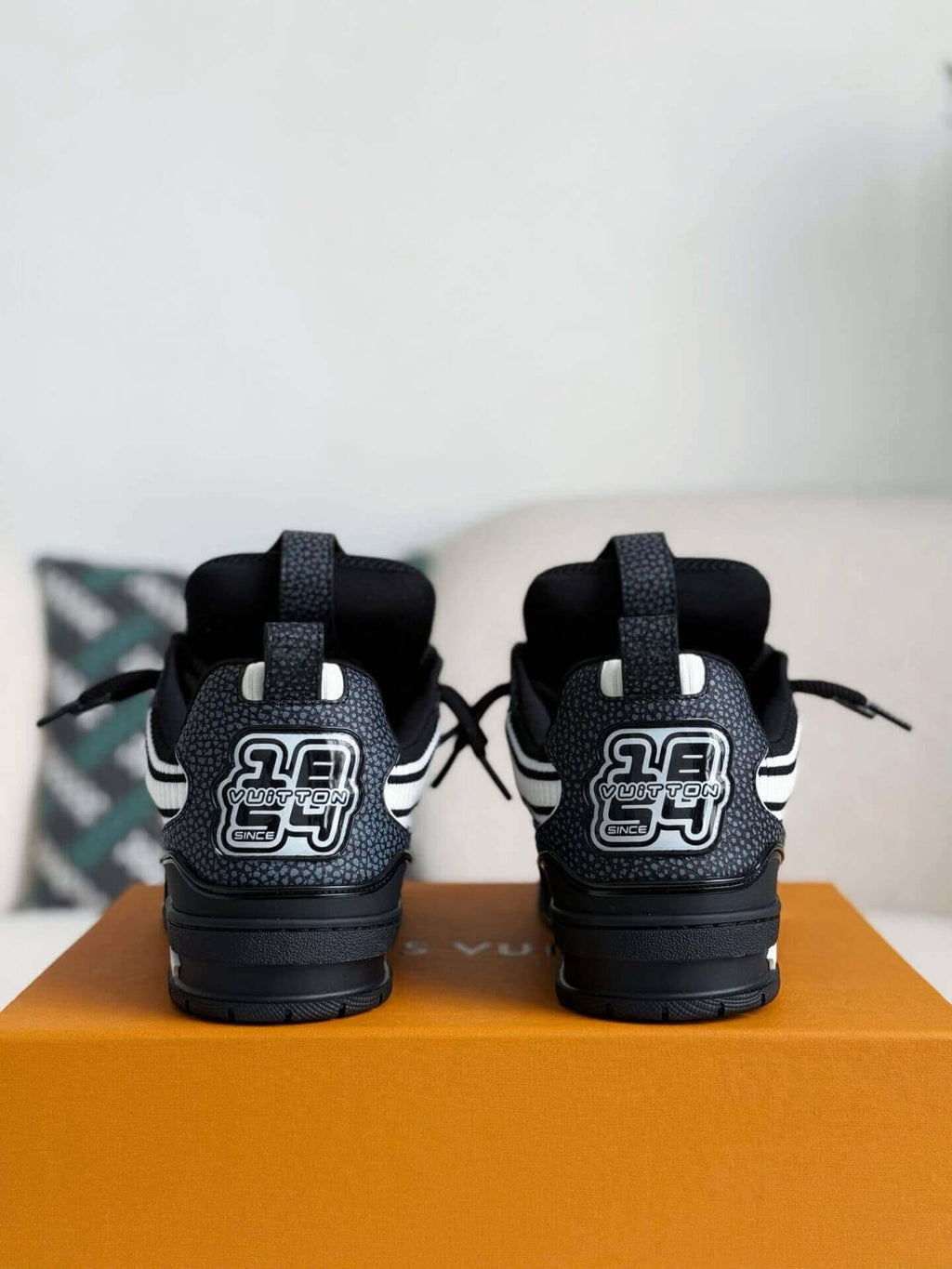LV Skate Sneaker Black Crystal