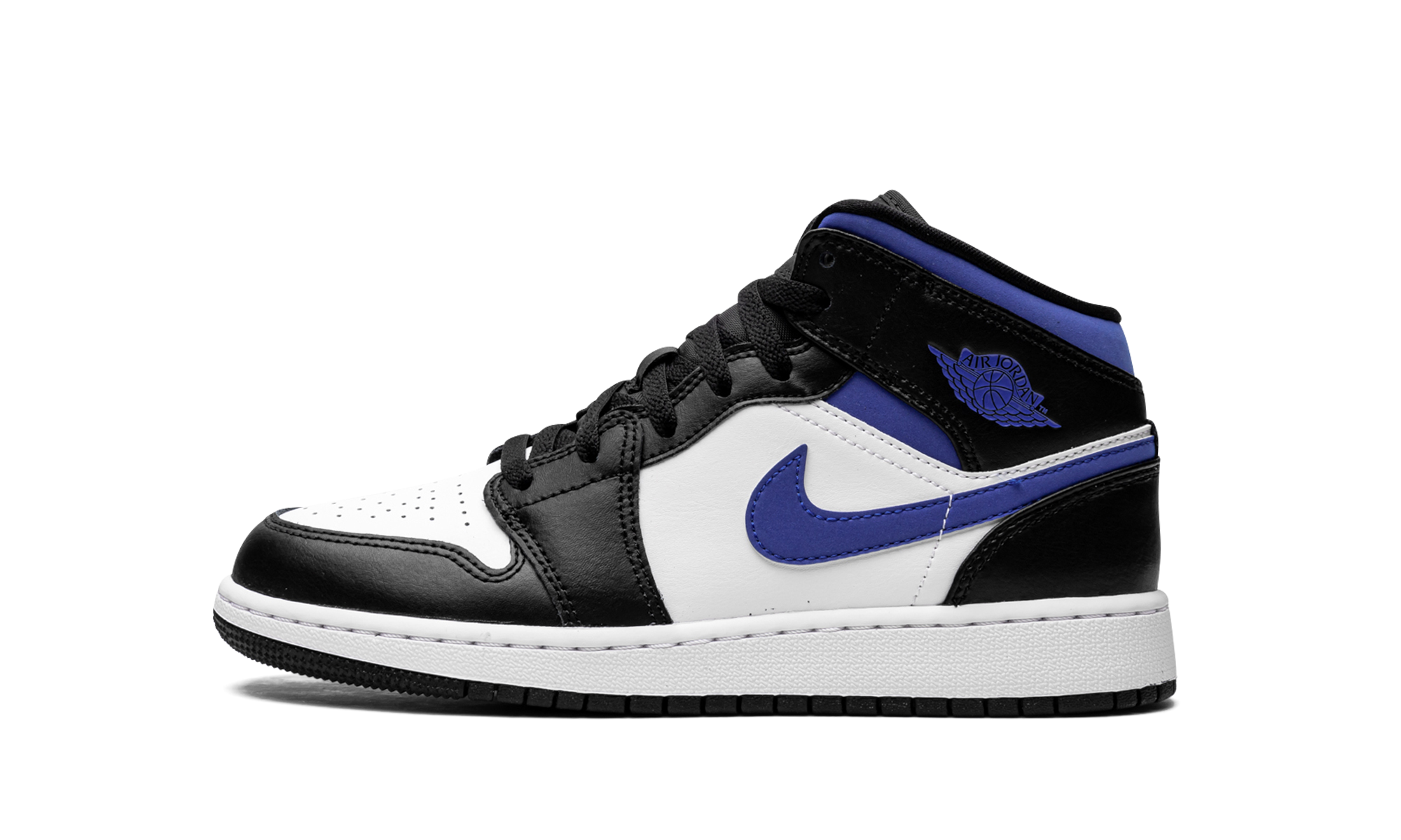 Air Jordan 1 Mid GS "Racer Blue / Black / White" 554725 140
