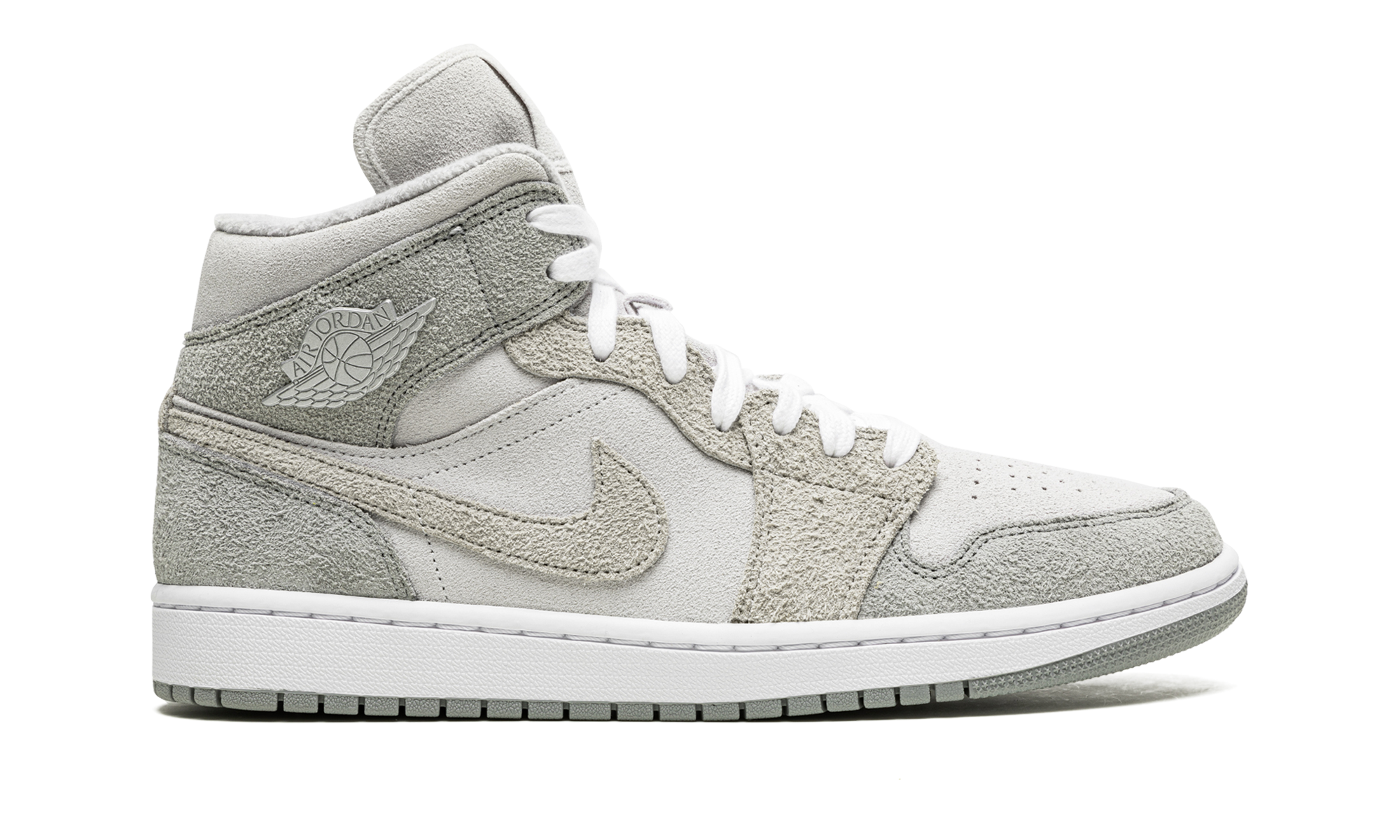 AIR JORDAN 1 MID SE WMNS "Grey Fleece" DO7139 002