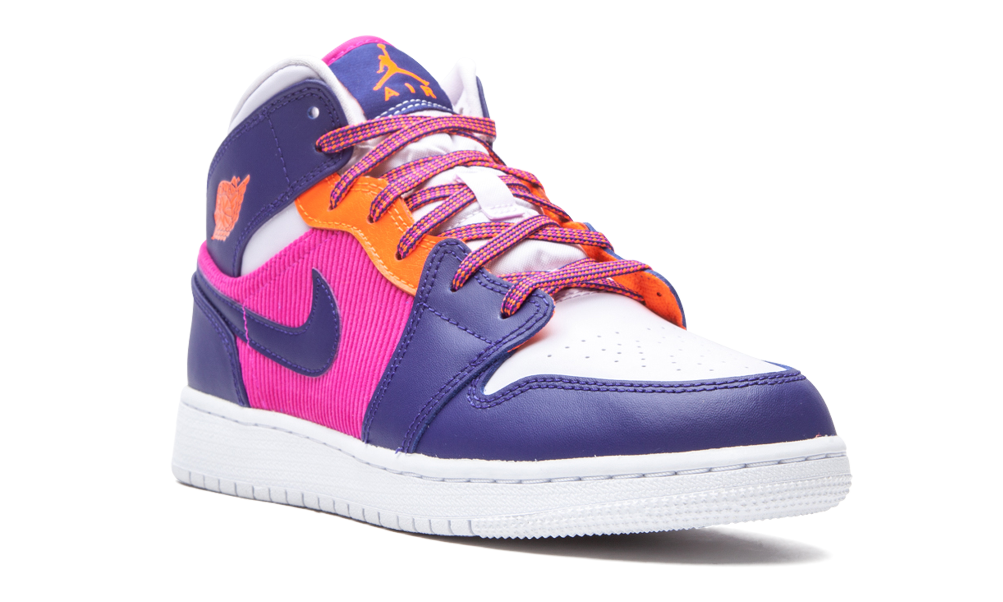 Air Jordan 1 Mid GS "Fire Pink" 555112 602