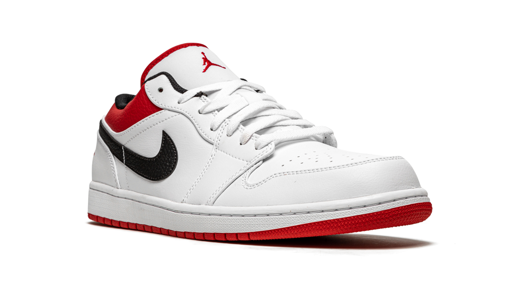 Air Jordan 1 Low "White University Red" 553558 118