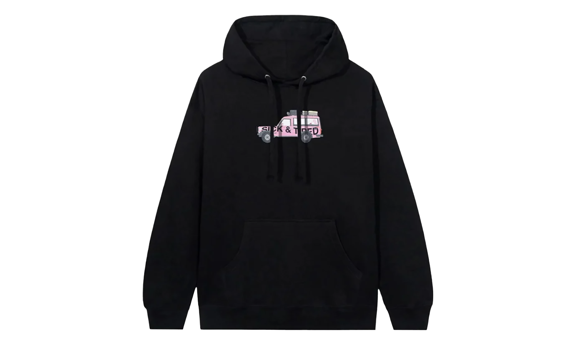 Anti Social Social Club Everyone In LA Hoodie "BLACK" EVER01