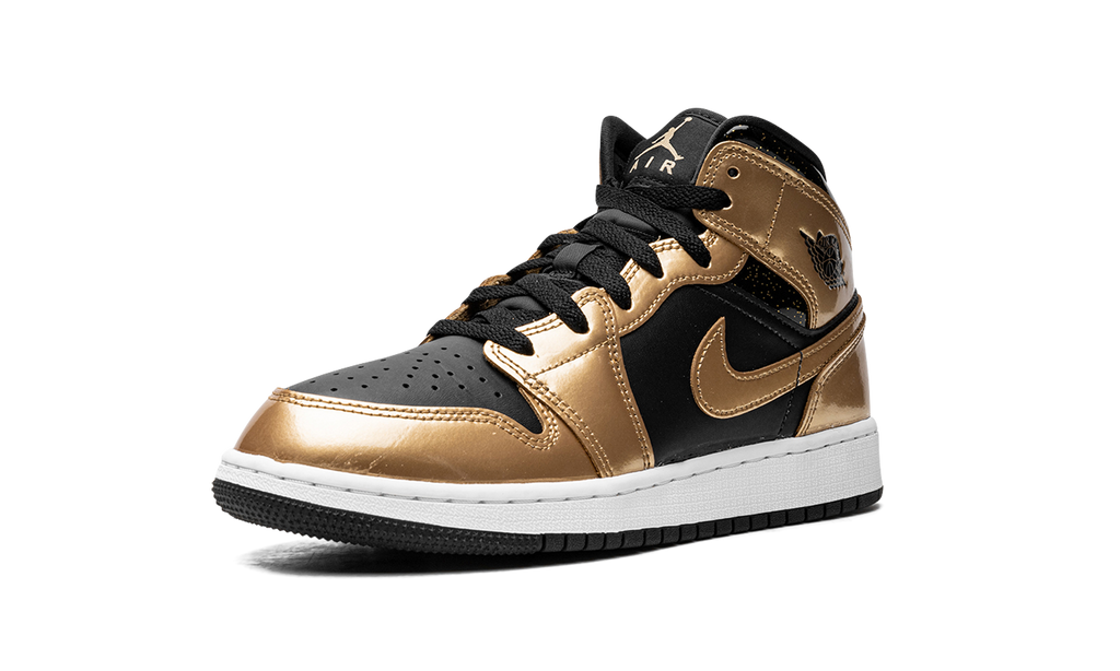 Air Jordan 1 Mid SE GS "Metallic Gold Black" DR6967 071
