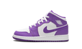 AIR JORDAN 1 MID GS "White / Purple Venom" DQ8423 511