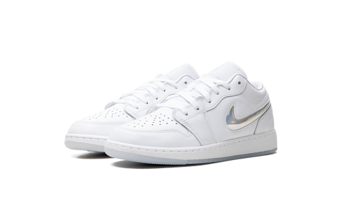 Air Jordan 1 Low GS "Glitter Swoosh" FQ9112 100