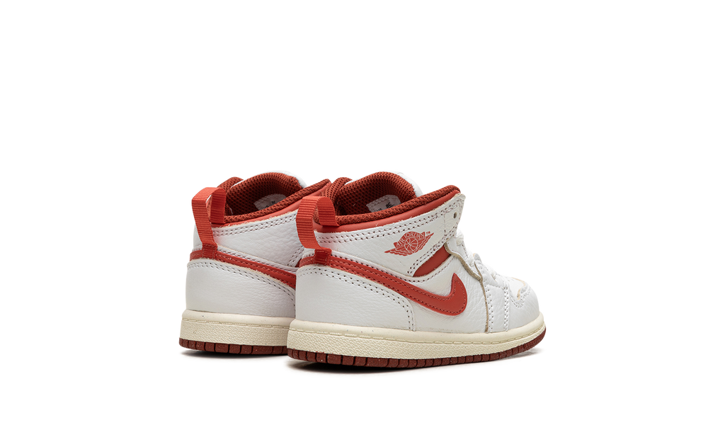 Air Jordan 1 Mid SE TD "White Dune Red" FJ3466 160