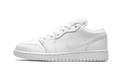 Air Jordan 1 Low GS "Triple White" 553560 130