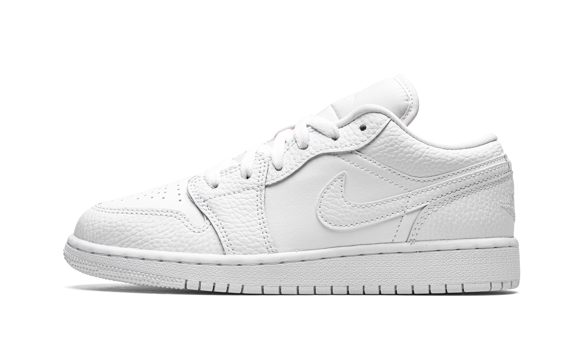 Air Jordan 1 Low GS "Triple White" 553560 130