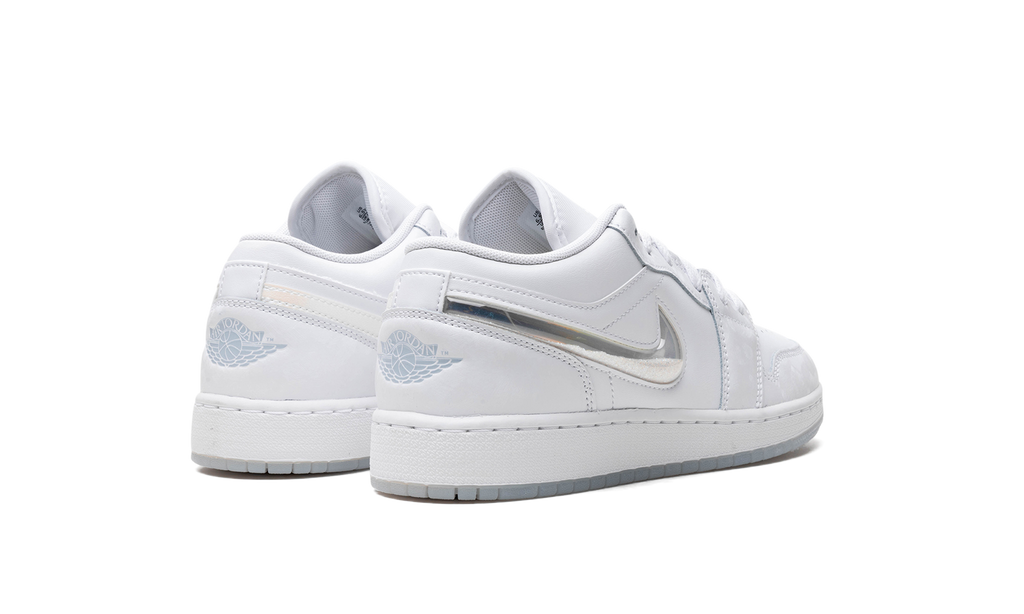 Air Jordan 1 Low GS "Glitter Swoosh" FQ9112 100