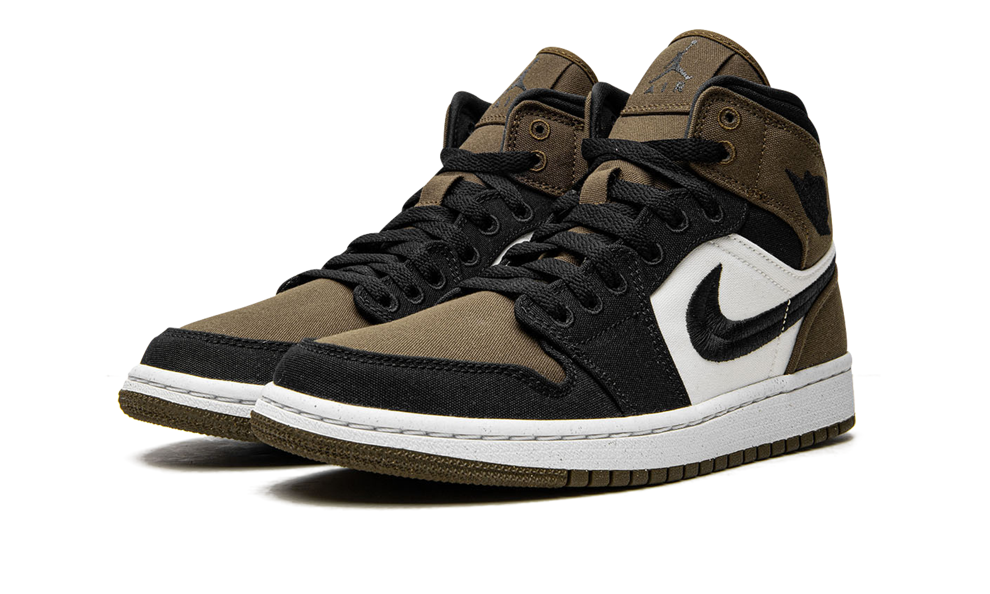 AIR JORDAN 1 MID SE WMNS "Olive Toe" DV0427 301