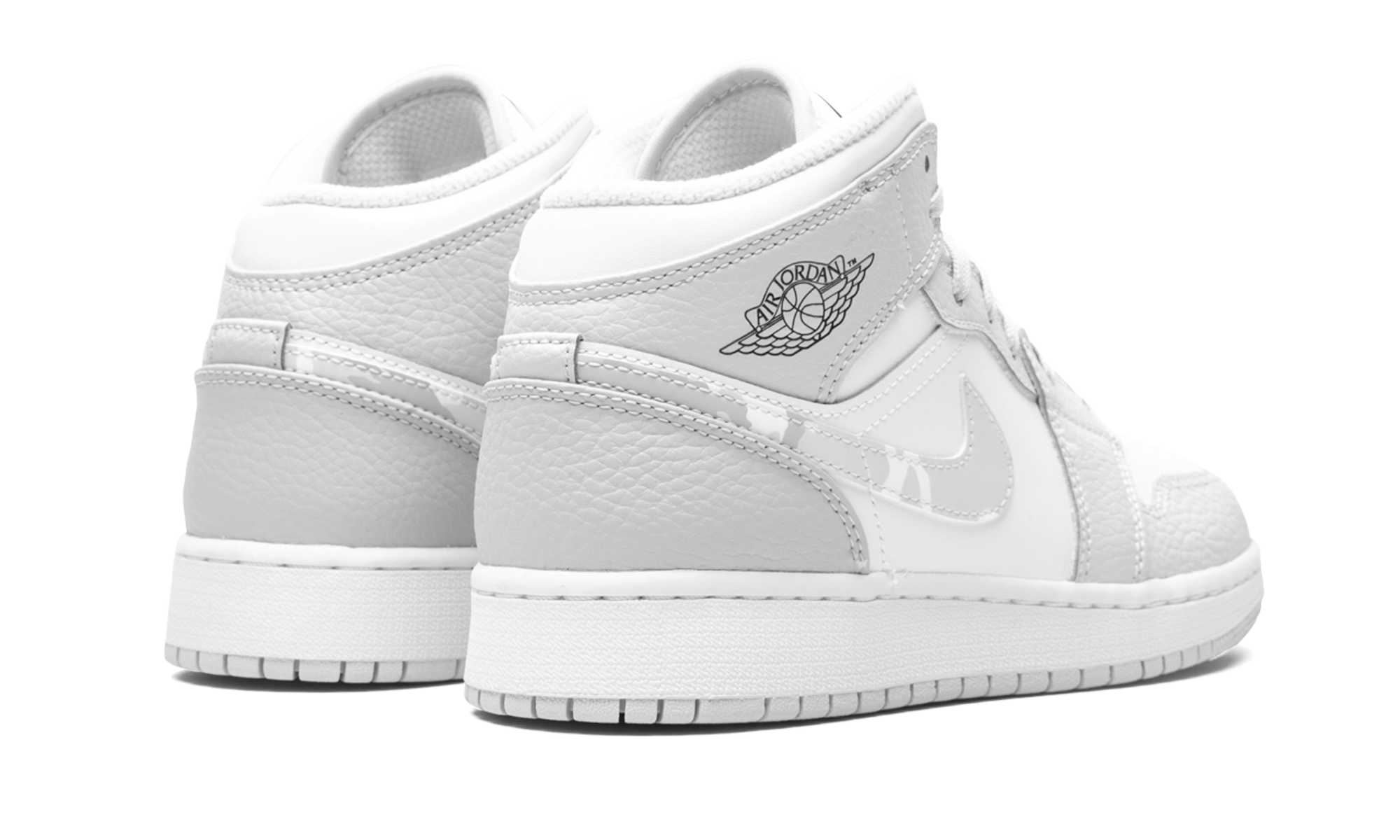 Air Jordan 1 MID SE GS "Grey Camo Swoosh" DD3235 100