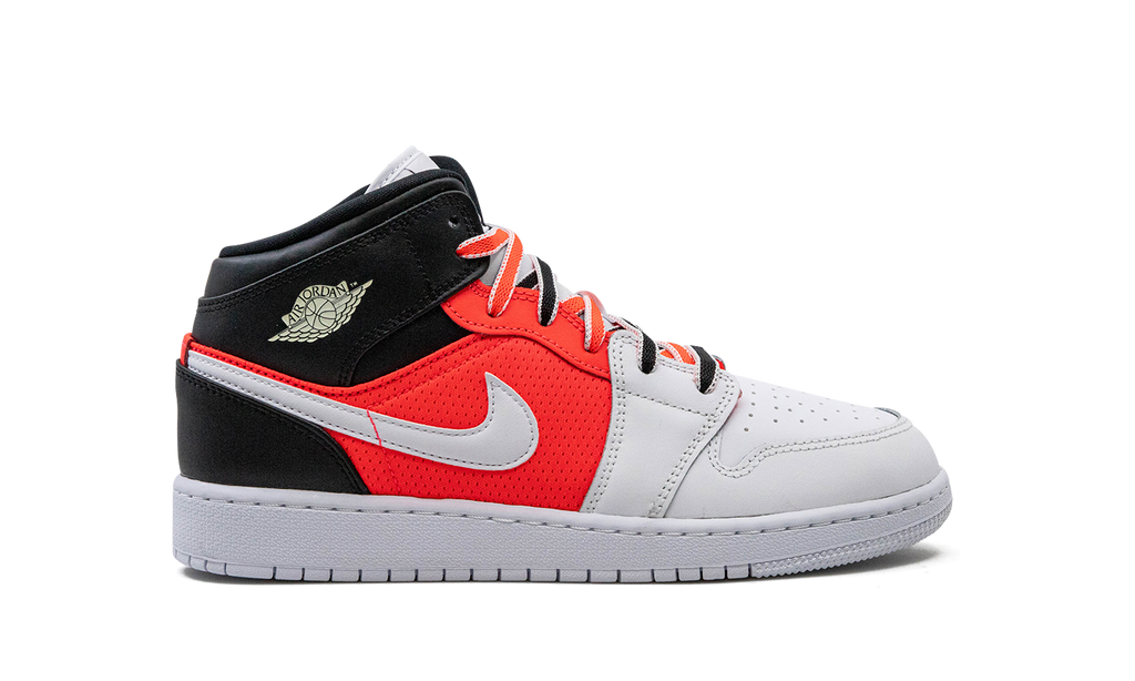 Air Jordan 1 Mid SE GS "White Infrared" FB4417 016