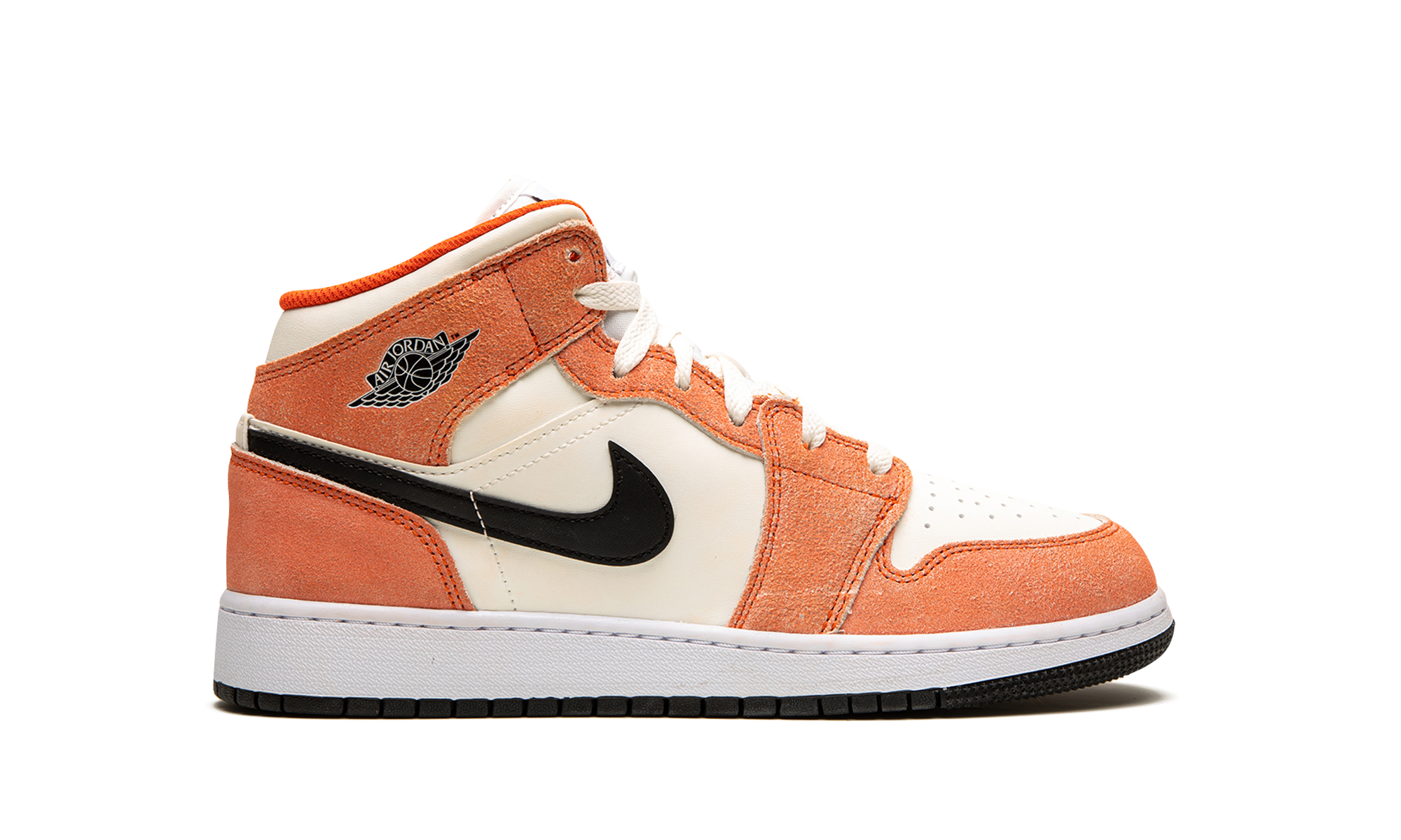 Air Jordan 1 Mid SE GS "Orange Suede" DV1336 800