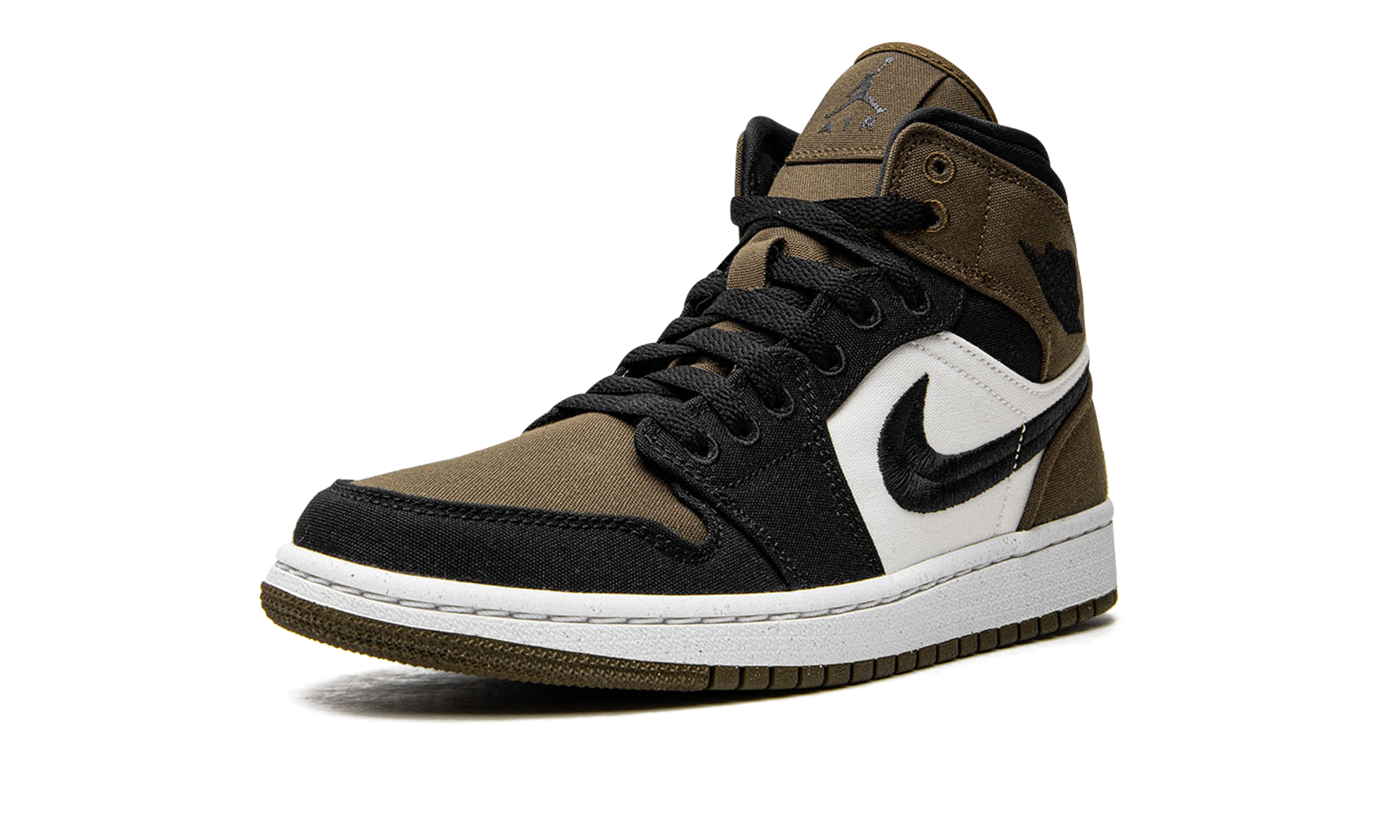 AIR JORDAN 1 MID SE WMNS "Olive Toe" DV0427 301