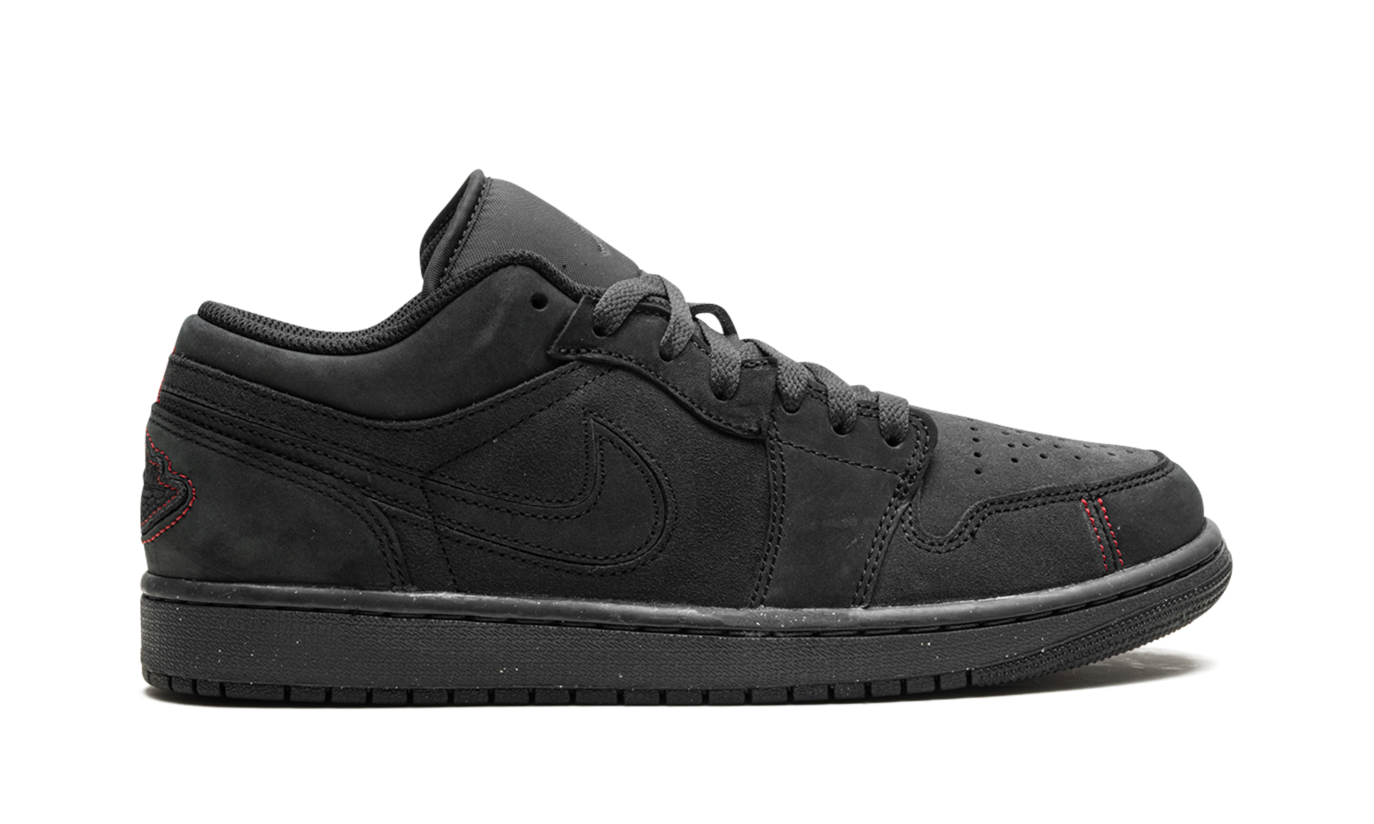 Air Jordan 1 Low SE Craft "Dark Smoke Grey / Varsity Red" FD8635 001