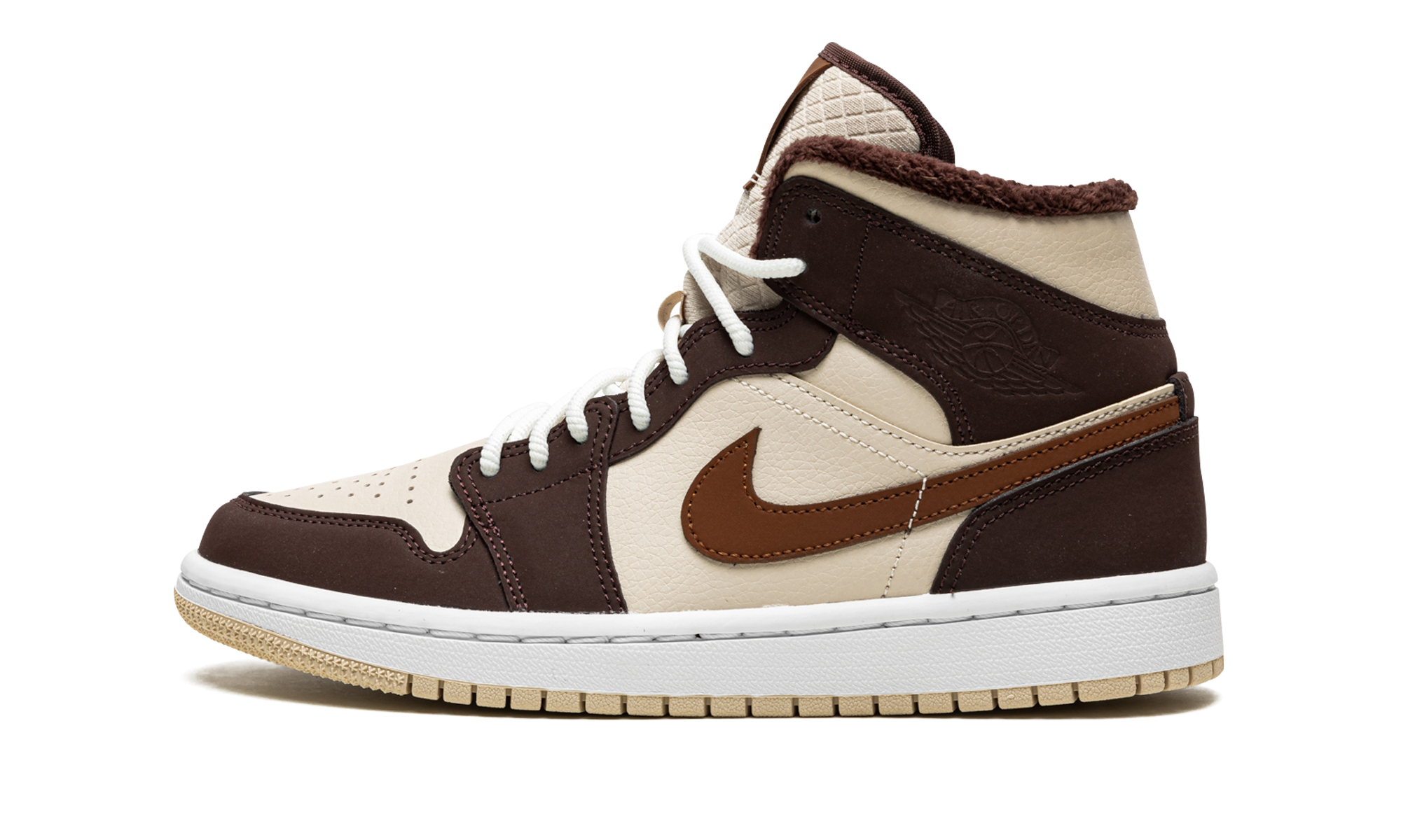 AIR JORDAN 1 MID SE WMNS "Brown Basalt Fleece" DO6699 200