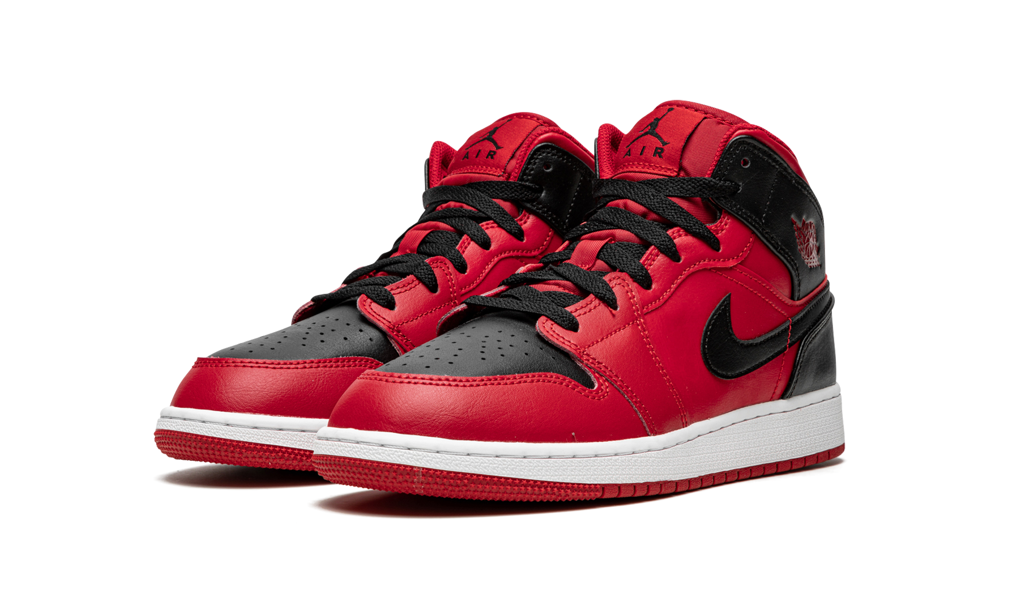Air Jordan 1 Mid GS "Reverse Bred" 554725 660