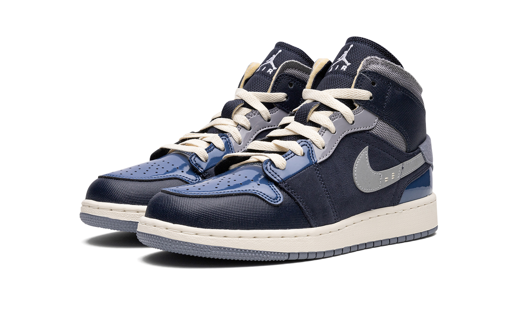 AIR JORDAN 1 MID SE CRAFT GS "Inside Out - Obsidian" DX2193 400
