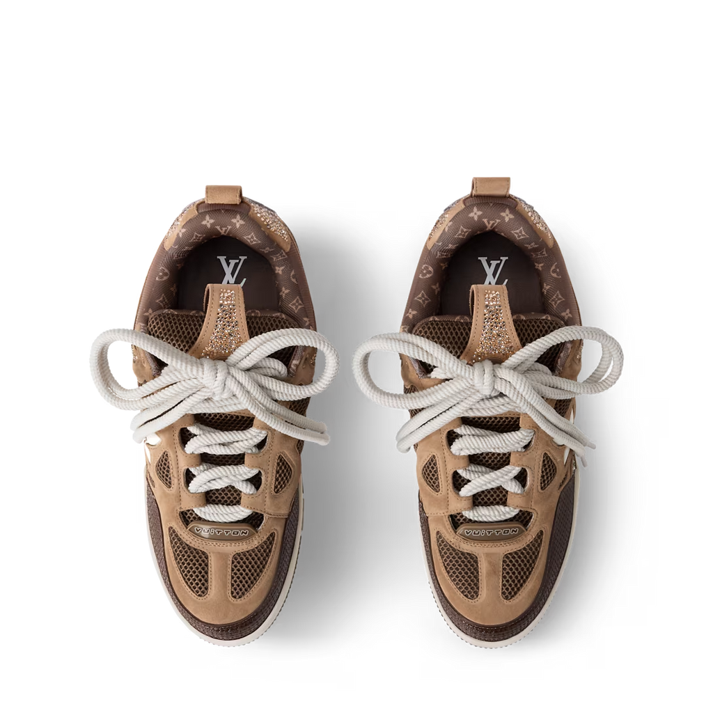 LV Skate Sneaker Brown Crystal