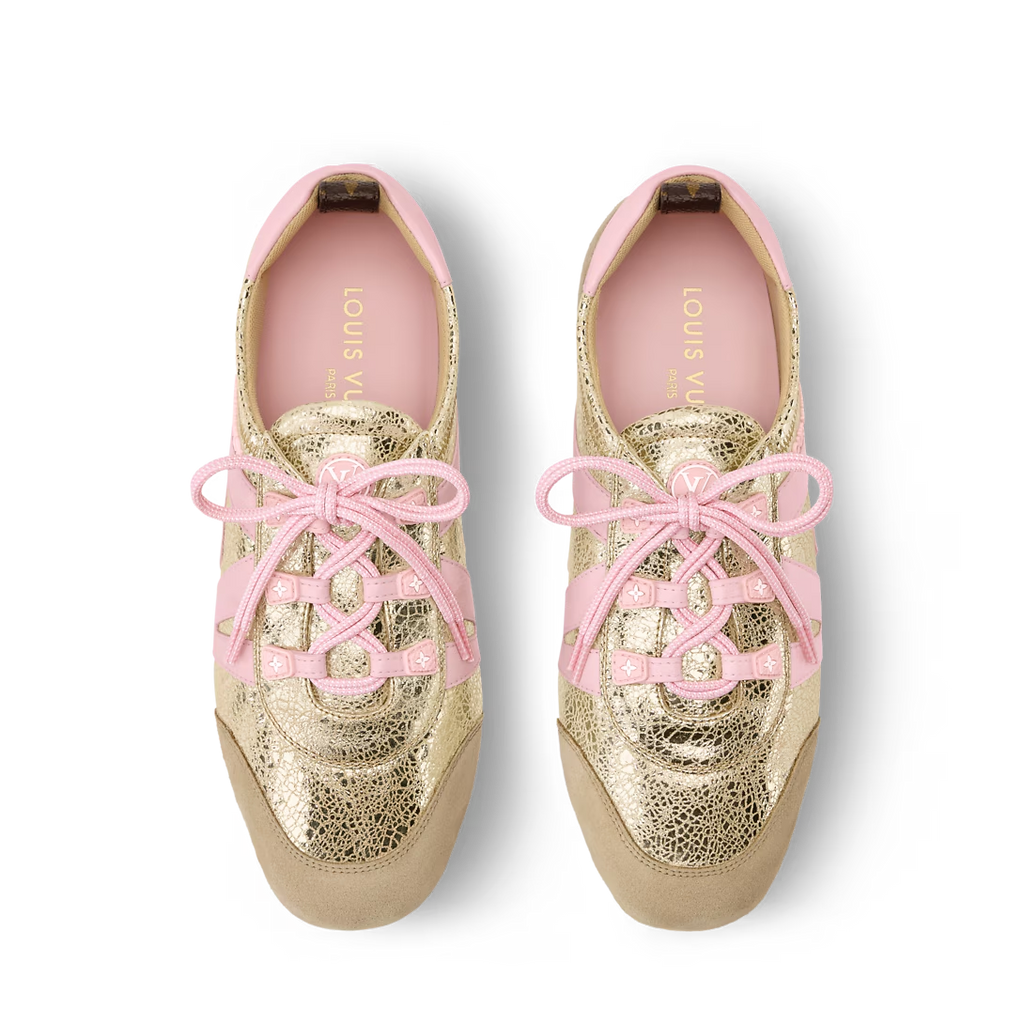 LV Sneakerina Gold Pink