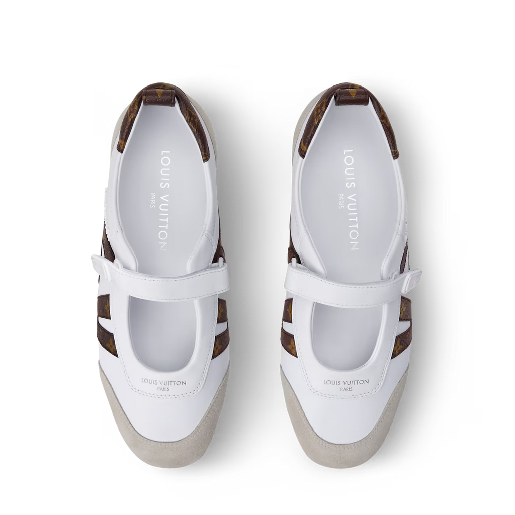 LV Sneakerina Mary Jane White