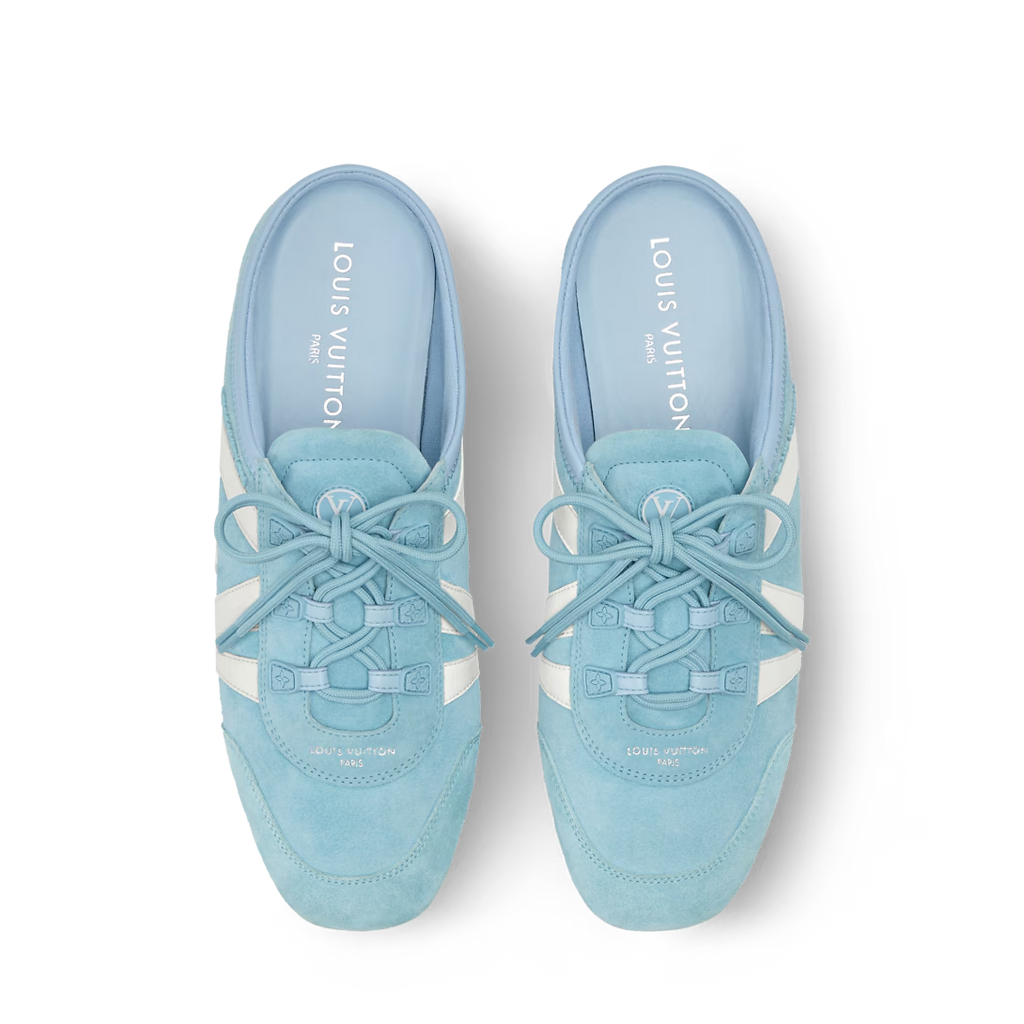 LV Sneakerina Open Back Sky Blue