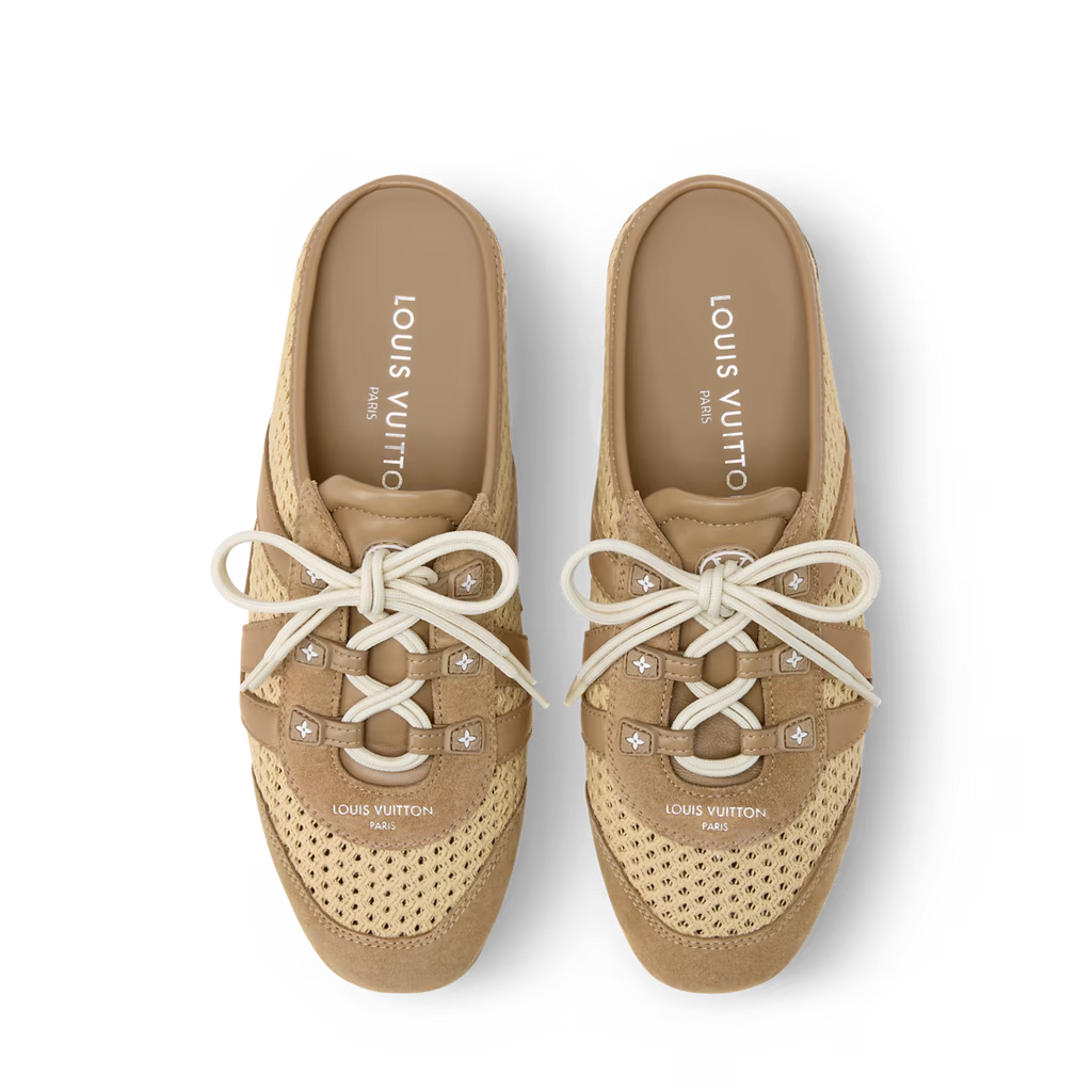 LV Sneakerina Open Back Natural Beige