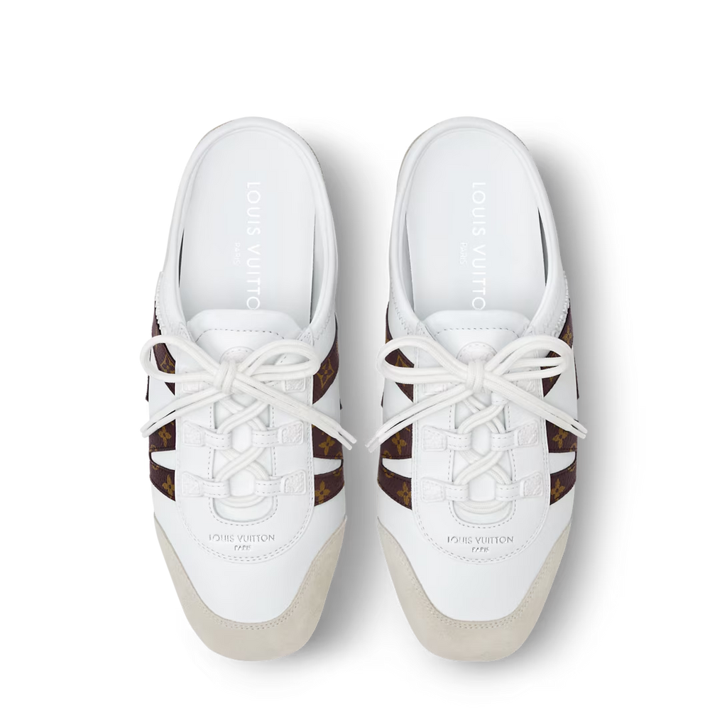 LV Sneakerina Open Back White