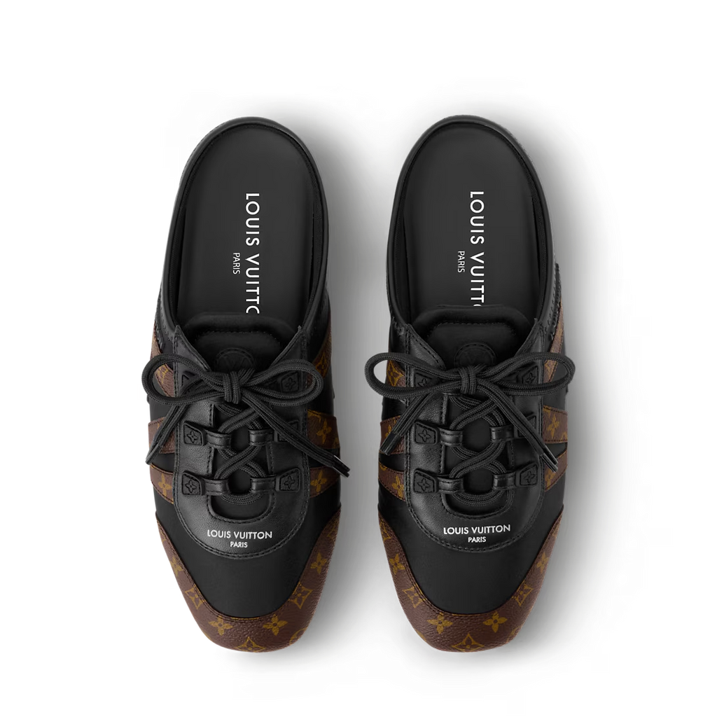 LV Sneakerina Open Back Black