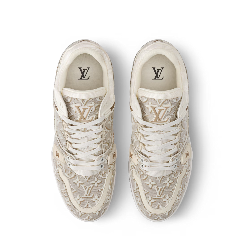 LV Trainer Sneaker Beige