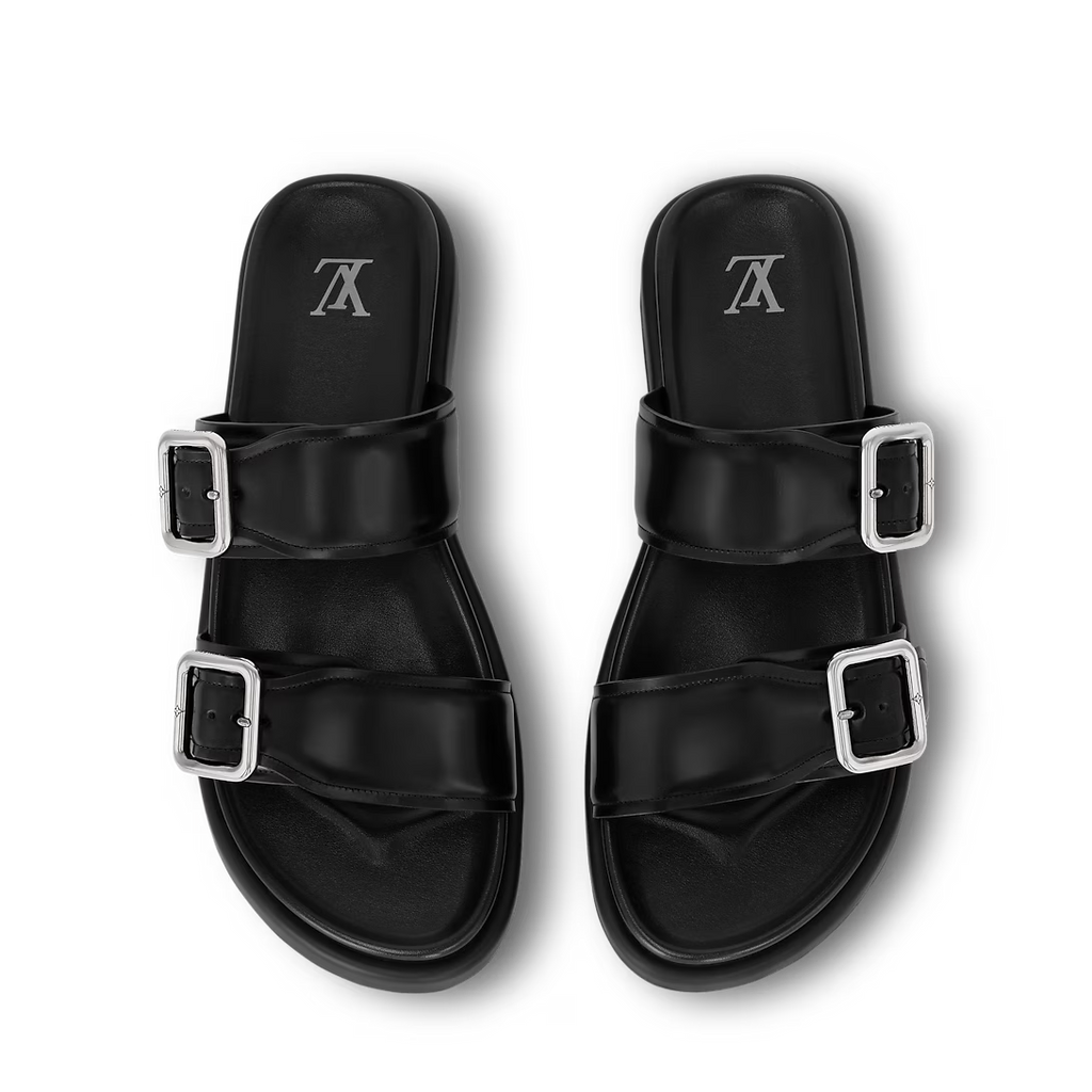 LV Venice Mule Black