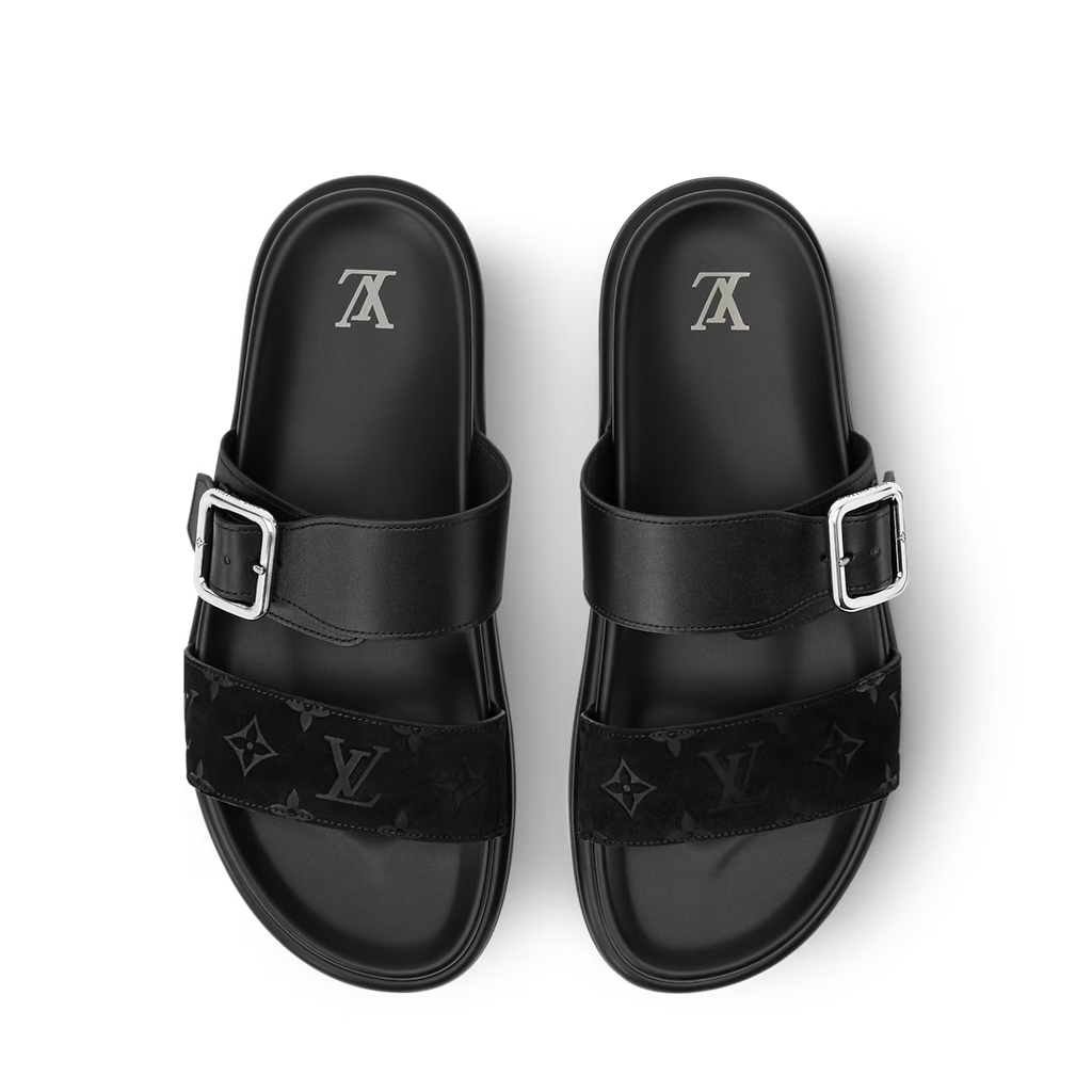 LV Venice Mule Taupe Black