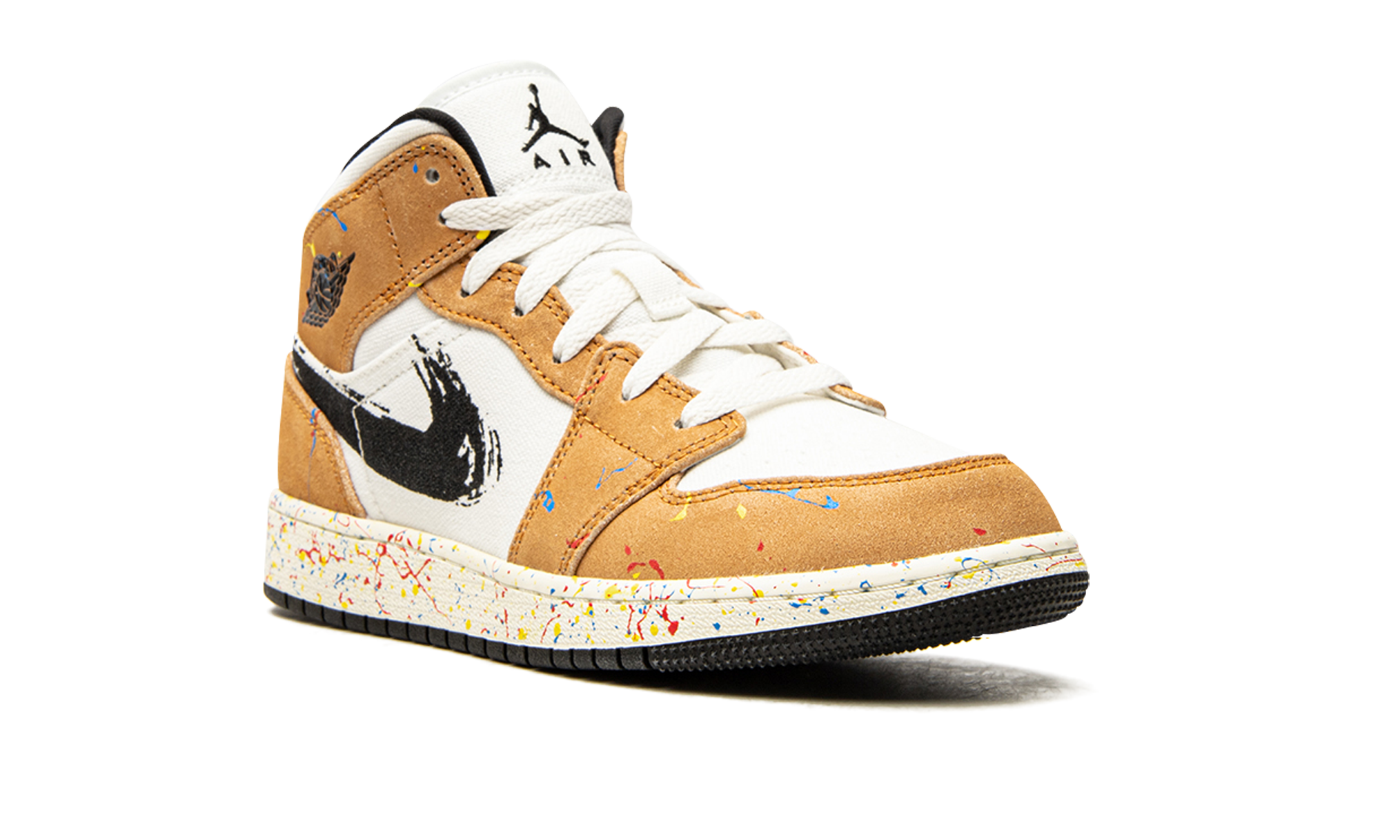 Air Jordan 1 Mid SE GS "Brushstroke" DA8006 100