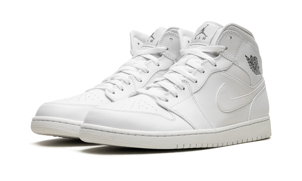 Air Jordan 1 Mid "White / Cool Grey" 554724 102