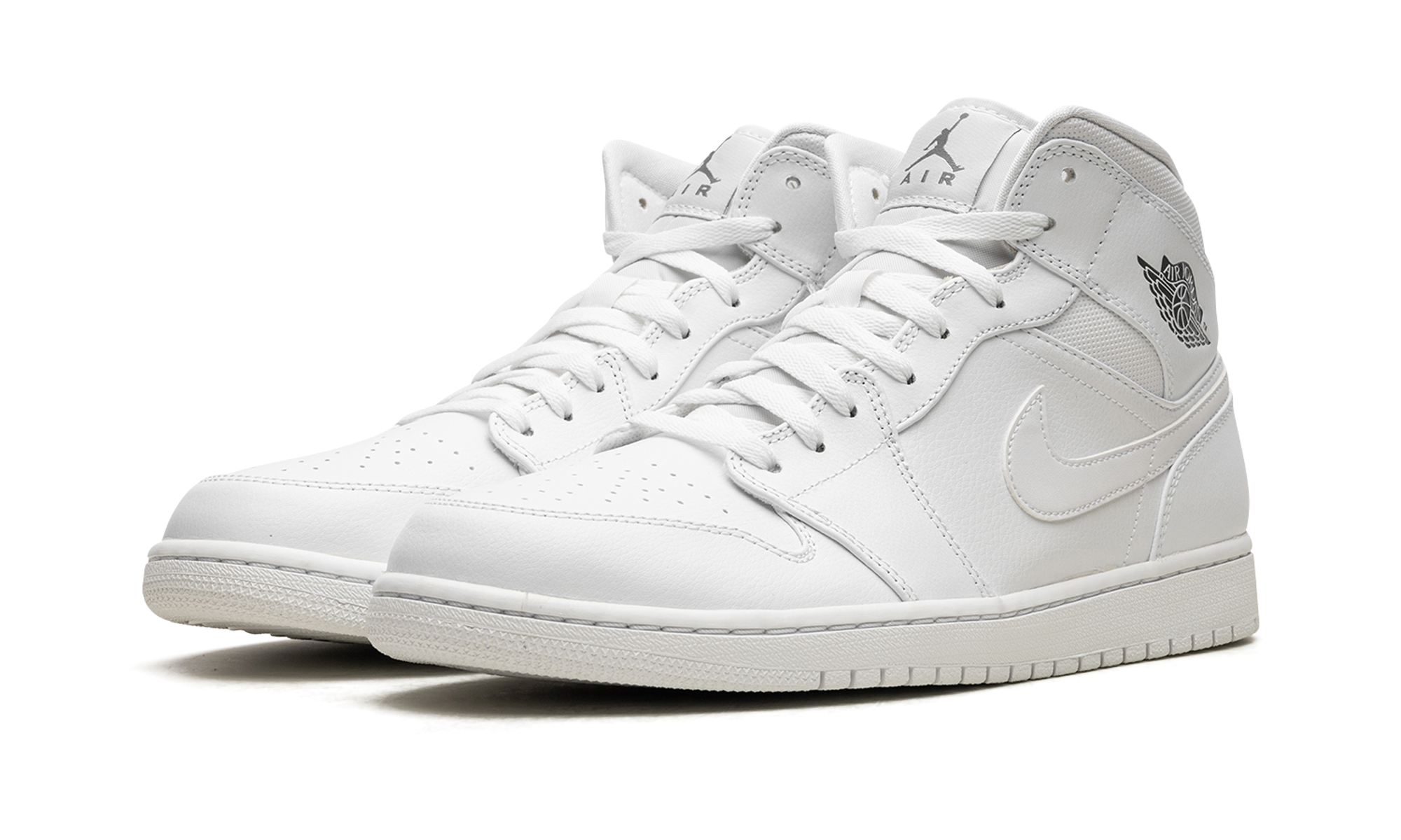 Air Jordan 1 Mid "White / Cool Grey" 554724 102