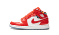 Air Jordan 1 Mid SE GS "Barcelona Sweater Red Patent" DC7248 600