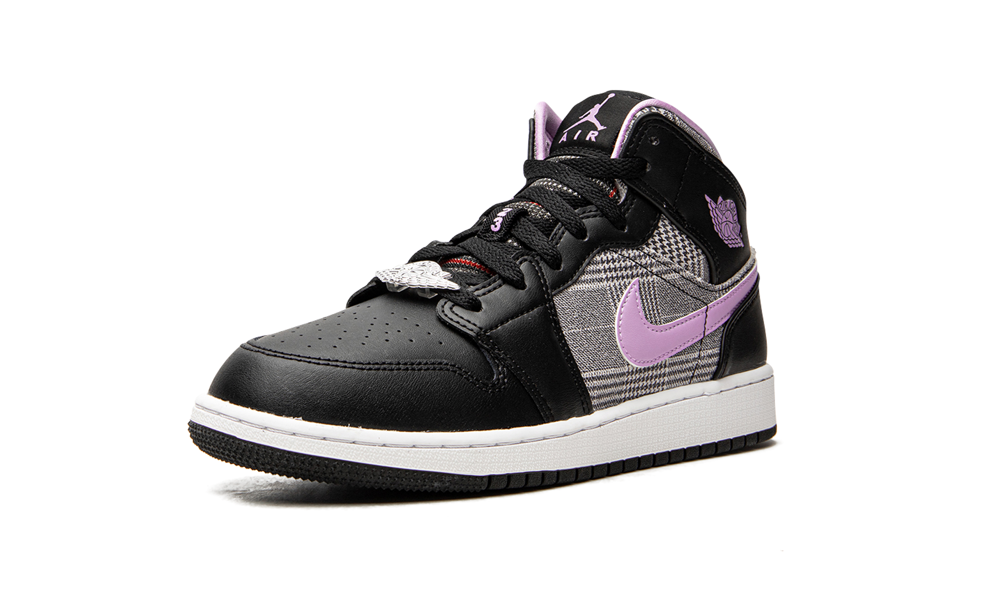 Air Jordan 1 Mid GS "Houndstooth" DC7226 015