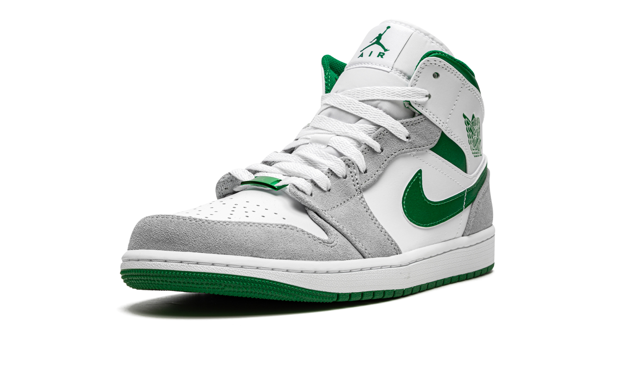 Air Jordan 1 Mid SE "Grey / Pine Green / White" DC7294 103